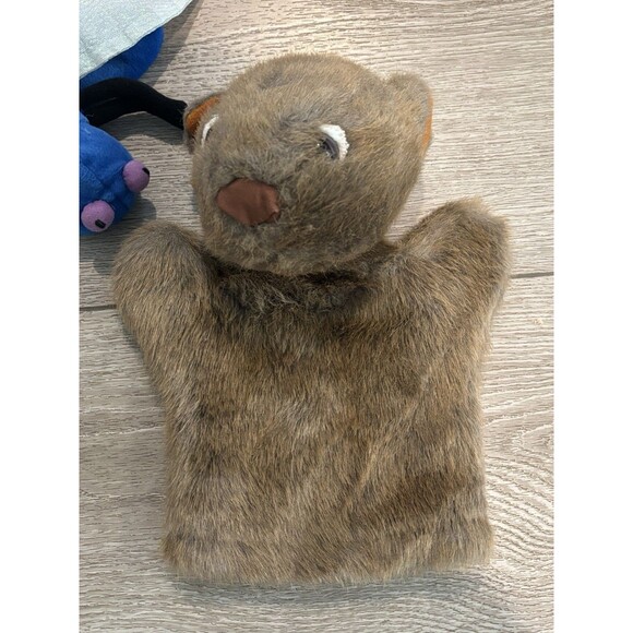 Vintage Hand Puppets Varied Brands Animals Dragonfly Gopher Duck - Picture 6 of 14